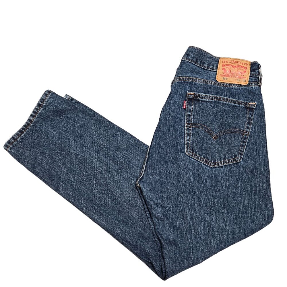 Levis 505 Jeans - Red Tab - Size 36x29 - Straight Leg - Like New